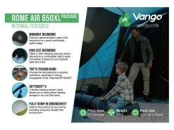 Vango Opblaasbare Tent Rome Air 650 Xl -Camping Koopjes 11 4 vango opblaasbare tent rome air 650 xl eigenschappen binnenkant tesromeaim23tiq205
