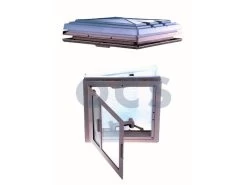 MPK Dakluik 40x40 Wit Kader+Combirollo