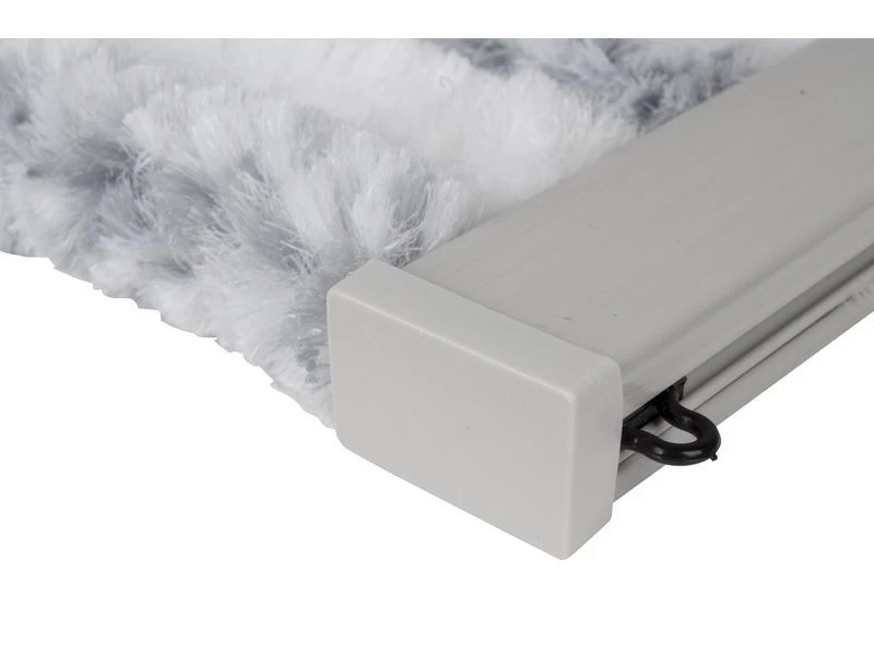 Arisol Vliegengordijn 'kattenstaart' Grijs-wit 5 Arisol Vliegengordijn 'kattenstaart' Grijs-wit - Afbeelding 3