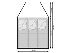 Eurotrail Koepeltent Campsite Rocky 3 Polyester -Camping Koopjes 17 2 eurotrail koepeltent campsite rocky 3 polyester ette0806 0904