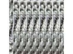 Travellife Chenille Rain Grijs/zwart 56x185cm