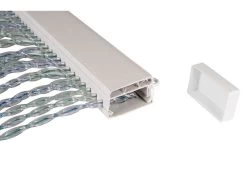 Vliegengordijn PVC Transparant-grijs-blauw -Camping Koopjes 20 2 vliegendordijn pvc transparant grijs blauw 5309680