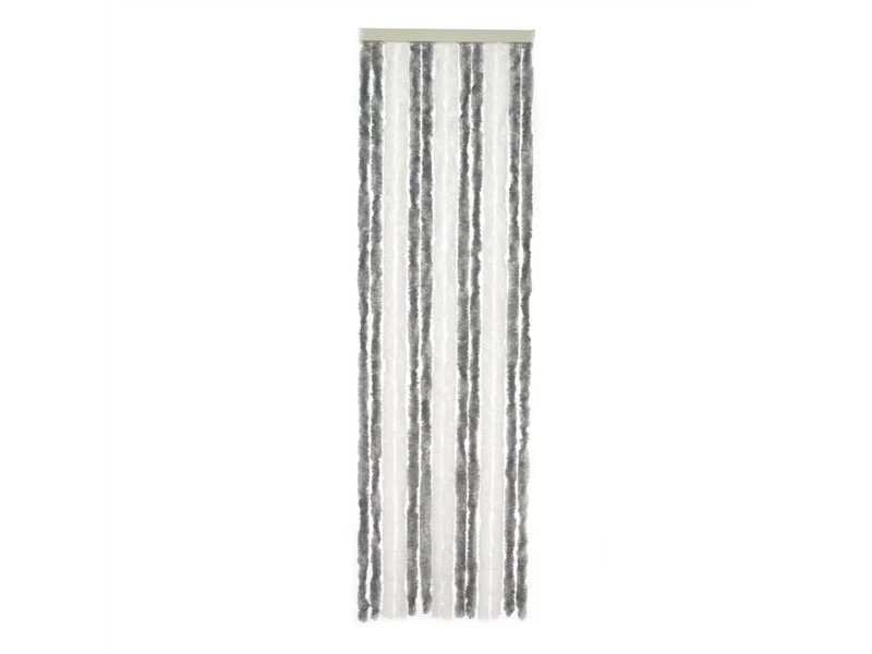 Travellife Chenille Vliegengordijn Duo Grijs/wit 56 X 185 Cm. 4 Travellife Chenille Vliegengordijn Duo Grijs/wit 56 X 185 Cm. - Afbeelding 2