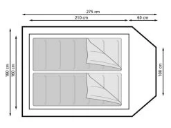 Eurotrail Koepeltent Utah 2 Katoen-polyester -Camping Koopjes 29 2 eurotrail koepeltent utah 2 btc ette0504