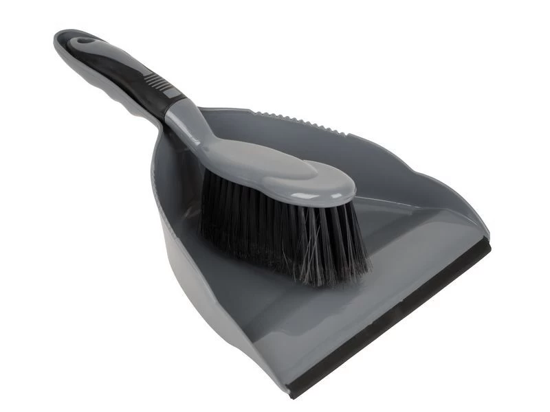 Bo-Camp - Veger En Blik - Luxe - Kunststof - Grijs 3 Bo-Camp - Veger En Blik - Luxe - Kunststof - Grijs