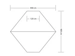 Eurotrail Tarp 5 Wing Katoen-polyester -Camping Koopjes 46 2 eurotrail tarp 5 wing katoen polyester ette0640 2704