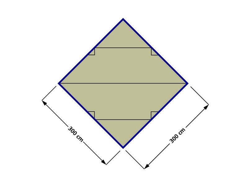 Eurotrail Tarp Turner 300 X 300 Poyester 5 Eurotrail Tarp Turner 300 X 300 Poyester - Afbeelding 3