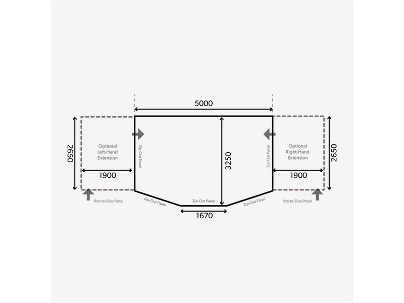 Kampa Dometic Opblaasbare Voortent Ace Air Pro 500 S 4 Kampa Dometic Opblaasbare Voortent Ace Air Pro 500 S - Afbeelding 2