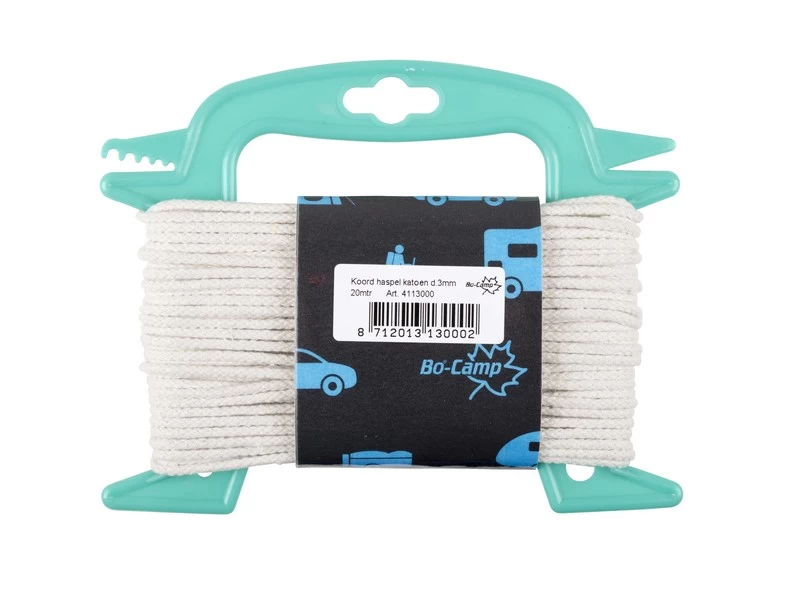 Bo Camp Scheerlijn Op Haspel 3 Mm Katoen 3 Bo Camp Scheerlijn Op Haspel 3 Mm Katoen