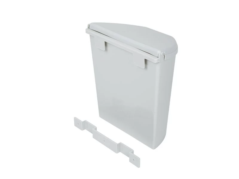 Bo-Camp Afvalbak Compact 6 Liter Grijs 5 Bo-Camp Afvalbak Compact 6 Liter Grijs - Afbeelding 3