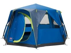 Coleman Familie Tent Octagon Blue-lime -Camping Koopjes 64 2 coleman familie tent octagon blue lime 2000035750