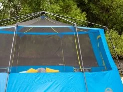 Coleman Familie Tent Octagon Blue-lime -Camping Koopjes 64 5 coleman familie tent octagon blue lime 2000035750