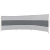 Bo-Camp LeevZ Windscherm Willow 3 Vaks - 5x1,4 Meter -Camping Koopjes bo camp windscherm polyester populair stabiel 4367651