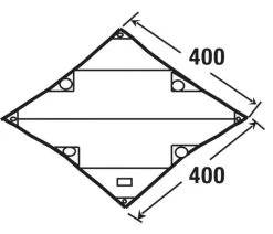 High Peak Tarp 2 -Camping Koopjes high peak tarp 2 afmeting 10033 2