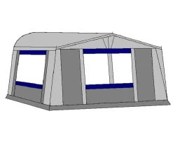 Te Velde Voortent De Vaart Standaard 240 Cm -Camping Koopjes te velde voortenten de vaart standaard 240 cm diep blauw links
