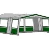 Hele Luifel Voor Voortent Aanritsbaar De Vaart Lux Serie Groen -Camping Koopjes te velde voortenten hele luifel aanritsbaar voor voortent de vaart lux links groen