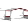 Te Velde Hele Luifel Voor Voortent 240 Cm. Bordeaux -Camping Koopjes te velde voortenten hele luifel voor voortent standaard links bordo